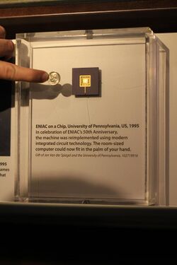ENIAC on a Chip, University of Pennsylvania (1995) - Computer History Museum.jpg