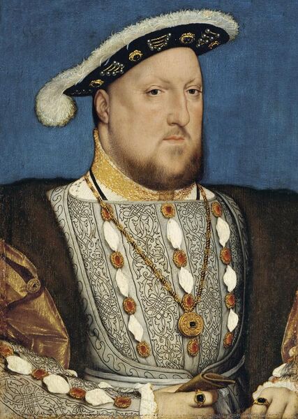 File:Hans Holbein, the Younger, Around 1497-1543 - Portrait of Henry VIII of England - Google Art Project.jpg