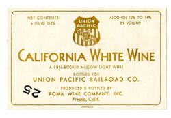 Wine label Roma Wine Company Union Pacific RR.jpg