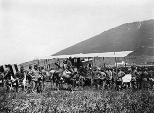 A downed Italian war plane, Levico 17 July 1917.jpg
