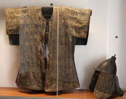 Armor and helmet.Joseon period, 19th century. Musée Guimet.jpg