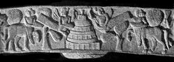 Centaur architrave Kankali Tila Mathura 100 BCE detail.jpg