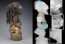 Detailed Radiographic Image of an African Songye Power Figure in the collection of the Indianapolis Museum of Art (2005.21).jpg