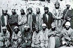 Hazara prisoners in 1880s in Qandahar.jpg