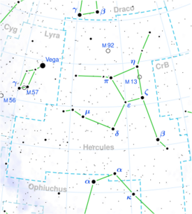 Gliese 623 is located in the constellation Hercules.