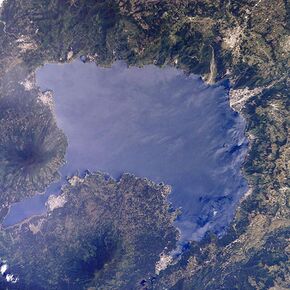 Lago de Atitlan seen from orbit.jpg