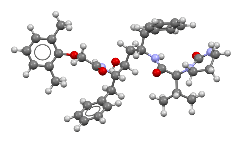 File:Lopinavir-PDBe-ligand-AB1-from-PDB-xtal-1MUI-Mercury-3D-balls.png
