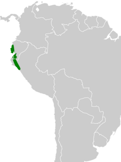 Melanopareia elegans map.svg