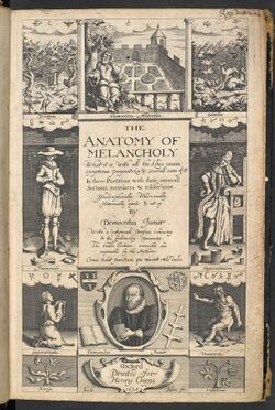 Robert Burton's Anatomy of Melancholy, 1626, 2nd edition.jpg
