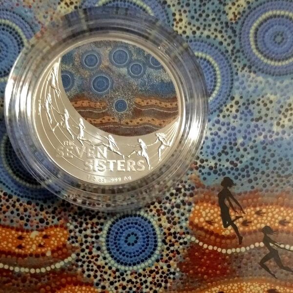 File:Seven Sisters coin Royal Australian Mint 1 dollar 2020 Reverse.jpg