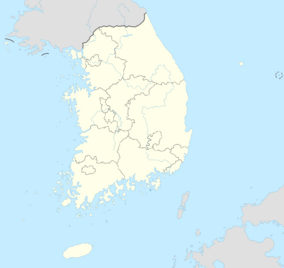 Map showing the location of Gongnyong Ridge