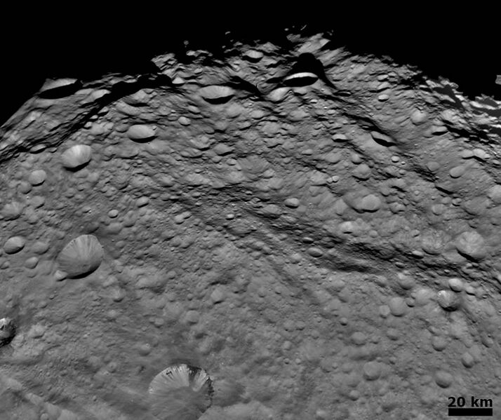 File:Vesta densely cratered terrain near terminator.jpg