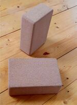 photo of pair of cork yoga blocks