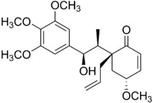 Chemical structure of megaphone