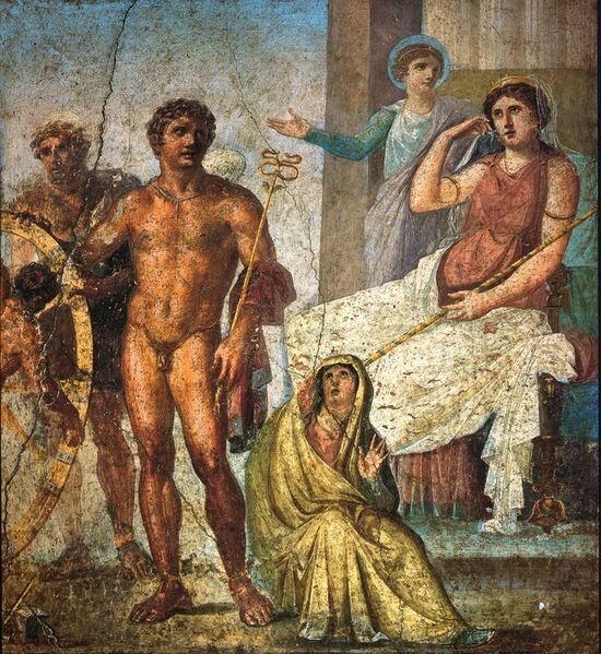 File:Pompeii - Casa dei Vettii - Ixion.jpg