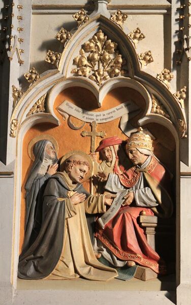 File:Friesach - Dominikanerkirche - Hochaltar - Hl Thomas von Aquin1.jpg