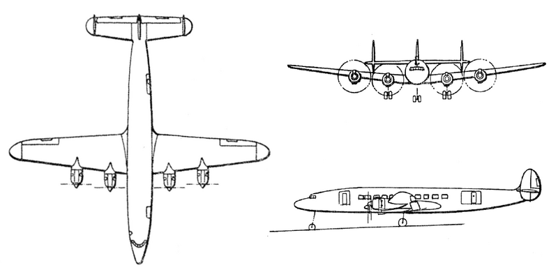 File:Lockheed C-121C (L-1049) Super Constellation drawings.png