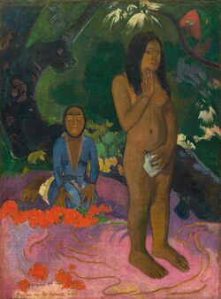 Paul Gauguin - Parau na te Varua ino (1892).jpg