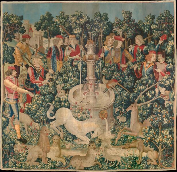 File:The Hunt of the Unicorn Tapestry 1.jpg