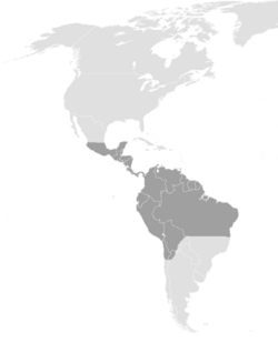 Eulaema Meriana distribution map 2.png