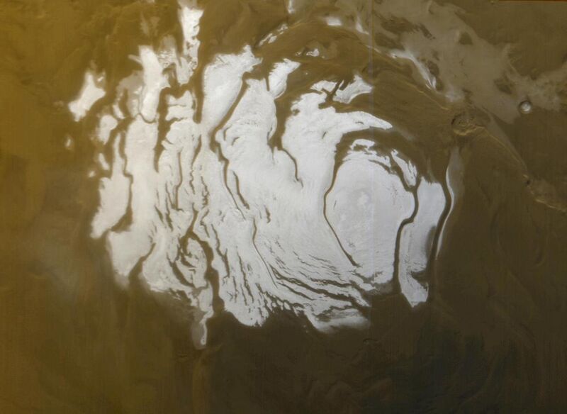 File:South Polar Cap of Mars during Martian South summer 2000.jpg