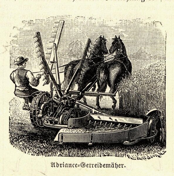File:Adriance reaper, 19th century illustration.jpg