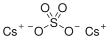 Caesium-sulfate-2D-structure.svg