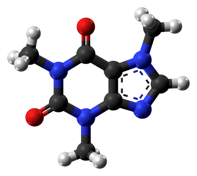 File:Caffeine molecule ball from xtal (1).png