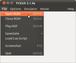 Opening a ROM file in Ubuntu