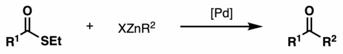 Fukuyama coupling reaction.png