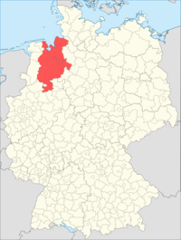 Location of the Northwest Metropolitan Region in Germany
