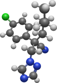 Kekulé, skeletal formula of myclobutanil