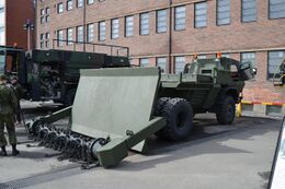 Sisu RA-140 DS demining vehicle of Finnish Defence Forces.JPG