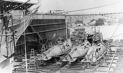 Submarines in Drydock Dewey, c. 1912.jpg