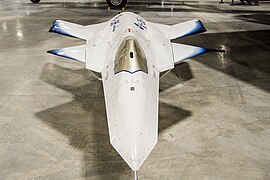 X-36 head-on view at the National Museum of the USAF.jpg