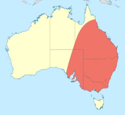 Austrolestes leda distribution map.svg