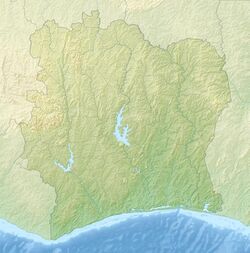 Location map/data/Ivory Coast is located in Ivory Coast