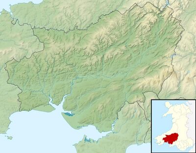 Carmarthenshire UK relief location map.jpg