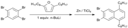 Dibromdioctylnaphthalin aus 1,2,4,5-Tetrabrombenzol.svg