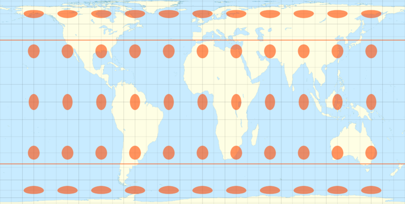 File:Tissot indicatrix world map Hobo-Dyer equal-area proj.svg