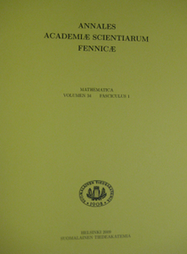 Annales Academiae Scientiarum Fennicae. Mathematica (front cover).png