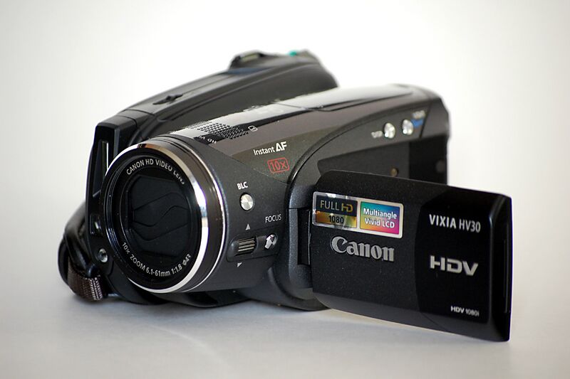 File:Canon-HV30-front-left.jpg