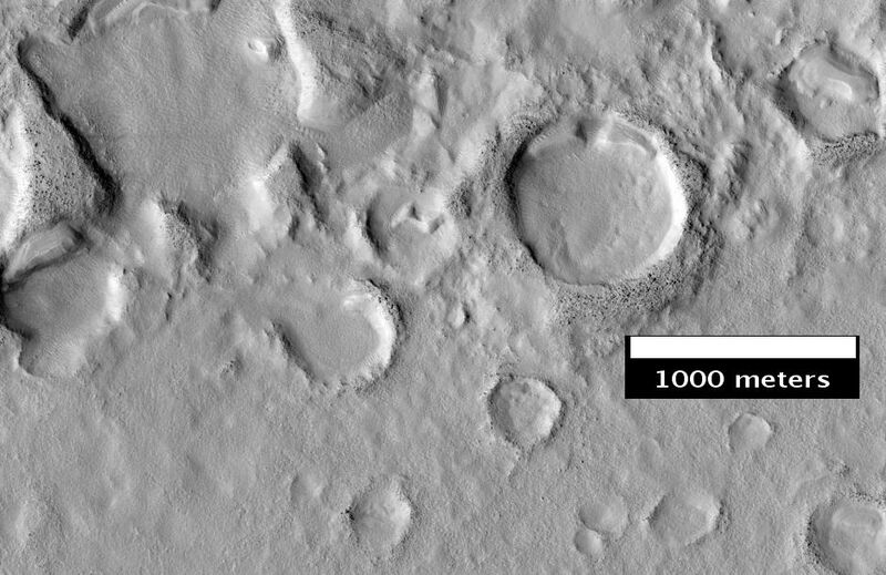 File:Eroded crater ejecta.JPG