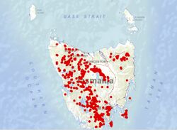 G. hispida distribution in Tasmania.jpg