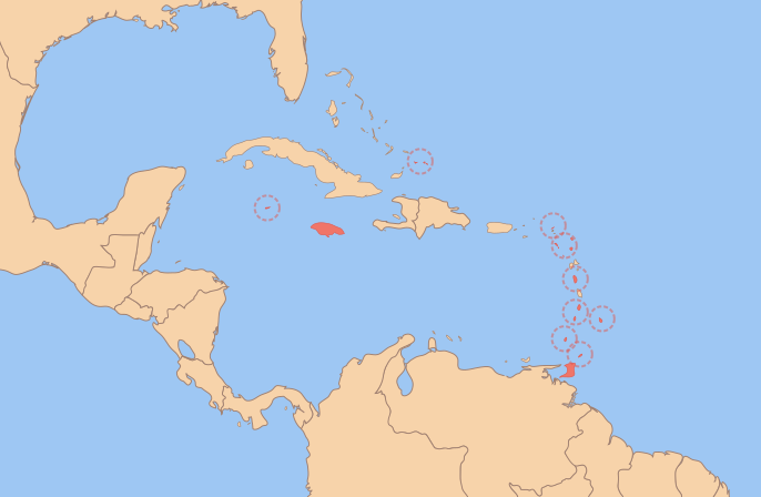 File:Map of the West Indies Federation.svg