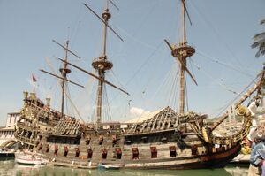 Neptune docked in Genoa