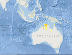 Region Map of T. hockingsi.png