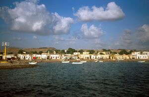 The port of Tadjoura in Djibouti