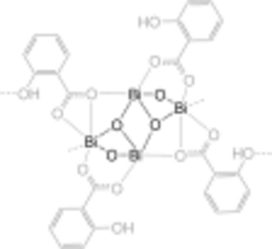 Bismuth subsalicylate molecular structure.svg