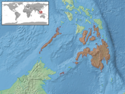 Cyrtodactylus annulatus distribution.png